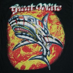 Vintage GREAT WHITE 1987 TOUR T-Shirt concert