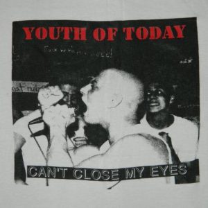 Vintage YOUTH OF TODAY 80S T-Shirt XL YOT SXE ORIGINAL NYHC