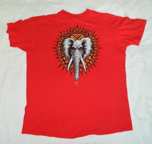 Vintage MIKE VALLELY 1988 POWELL PERALTA T-shirt 80s