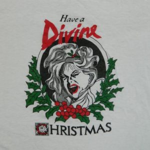 Vintage HAVE A DIVINECHRISTMAS 80S T-Shirt CULT MOVIE
