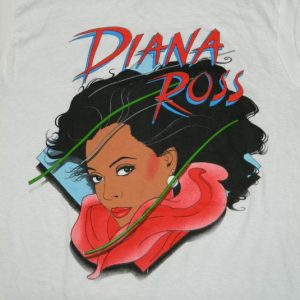 Vintage DIANA ROSS 80S MUSCLE T-Shirt NOS original