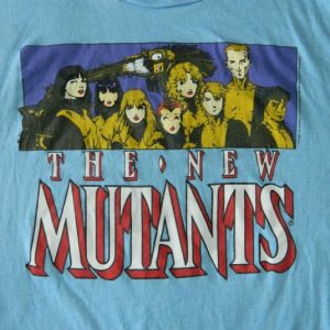 Vintage THE NEW MUTANTS 80S T-SHIRT MARVEL COMICS