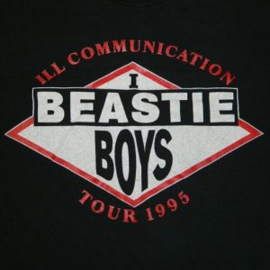 Vintage RARE BEASTIE BOYS ILL COMMUNICATION TOUR T-Shirt 90s