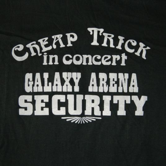 Vintage CHEAP TRICK SECURITY CONCERT T-Shirt 80s tour