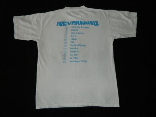 Vintage NIRVANA NEVERMIND 1992 TOUR T-Shirt Kurt Cobain