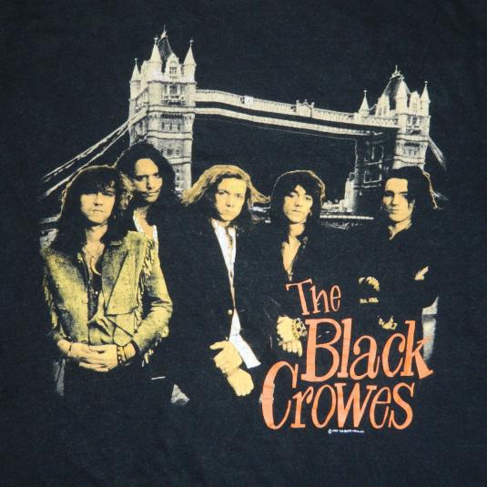 Vintage THE BLACK CROWES 1990 TOUR T-Shirt concert 90s tee