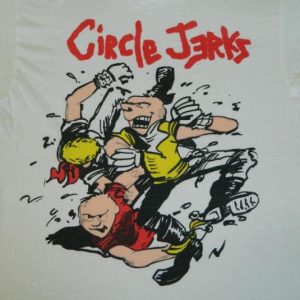 Vintage 80S CIRCLE JERKS CONCERT T-Shirt XL tour