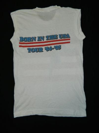 Vintage BRUCE SPRINGSTEEN 1984 BORN IN THE USA TOUR T-Shirt | Defunkd