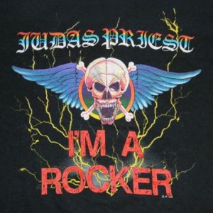 Vintage JUDAS PRIEST 1988 I'M A ROCKER T-Shirt tour 80s