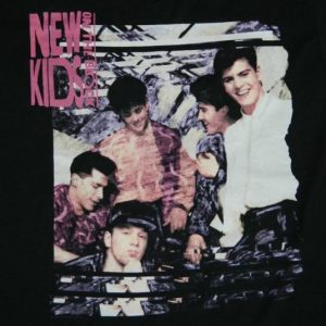 vintage NEW KIDS ON THE BLOCK 1990 TOUR T-Shirt nkotb nos