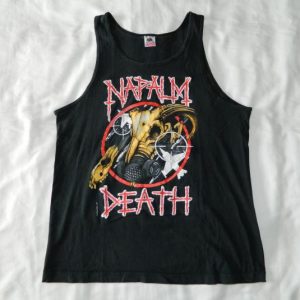 Vintage NAPALM DEATH TANK TOP 1991 US TOURt-shirt