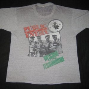 vintage PUBLIC ENEMY '90 FEAR OF A BLACK PLANET TOUR T-Shirt