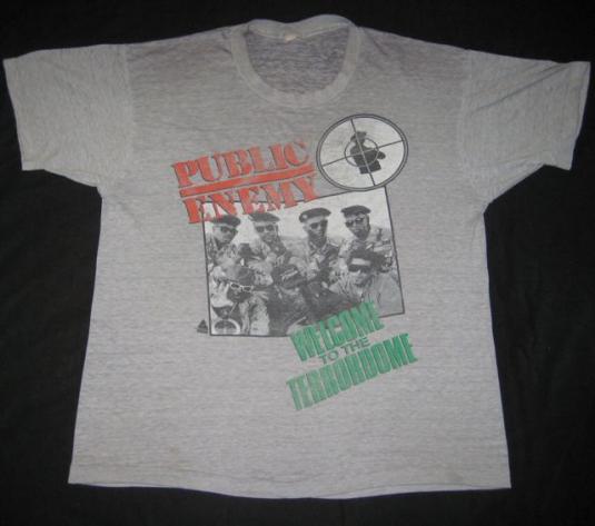vintage PUBLIC ENEMY ’90 FEAR OF A BLACK PLANET TOUR T-Shirt