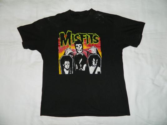 Vintage MISFITS 80S EVILIVE T-Shirt danzig punk rock
