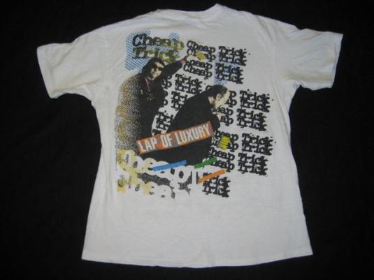 vintage CHEAP TRICK 1988 LAP OF LUXURY TOUR T-Shirt 80s | Defunkd