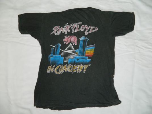 Vintage PINK FLOYD 1980 THE WALL Tour T-Shirt concert | Defunkd