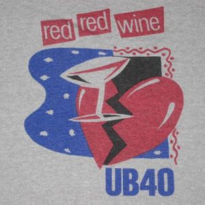 vintage UB40 LABOUR OF LOVE 1984 TOUR T-Shirt 80s reggae