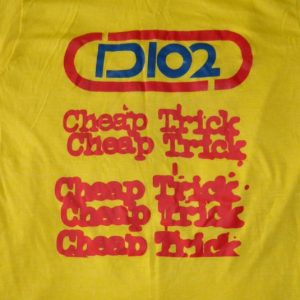 Vintage CHEAP TRICK 70S SECURITY CONCERT T-Shirt tour
