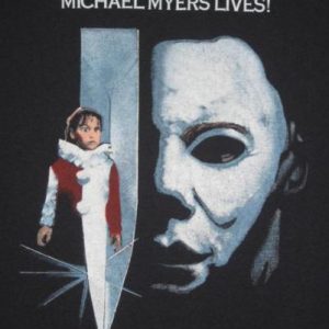 vintage HALLOWEEN 5 MICHAEL MYERS 80s M T-Shirt Horror movie