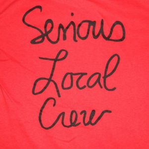 Vintage PHIL COLLINS LOCAL CREW SERIOUS TOUR 1990 T-Shirt