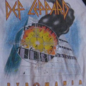 DEF LEPPARD "Pyromania Tour 1983" t-shirt