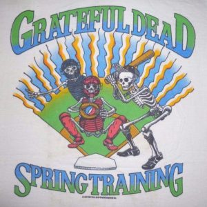 Vintage 1988 Grateful Dead Spring Training Tour T-Shirt 80s