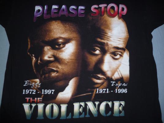 1990s Biggie Smalls & Tupac Tribute T-Shirt 90s Hip Hop | Defunkd