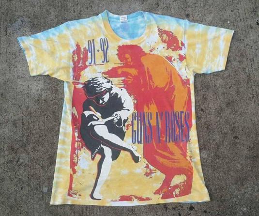 Guns n Roses Rare! Vintage Tide Dye T-Shirt | Defunkd