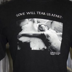 Vintage 90s Joy Division Love Will Tear Us Apart T Shirt