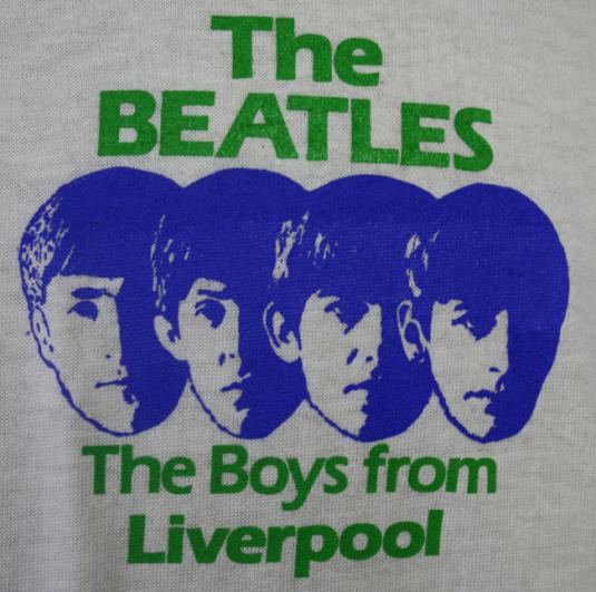 Vintage 80s The Beatles DEADSTOCK Screen Stars Promo T Shirt | Defunkd
