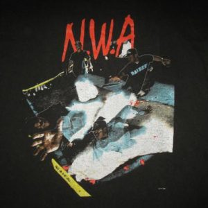 1991 N.W.A. NIGGAZ4LIFE VINTAGE T-SHIRT ICE CUBE EAZY-E XL