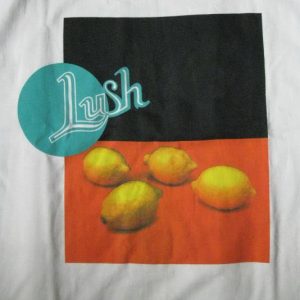 1994 LUSH SPLIT VINTAGE T-SHIRT SHOEGAZE NOS 4AD