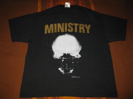 1991 MINISTRY MIND IS A TERRIBLE THING VINTAGE T-SHIRT | Defunkd