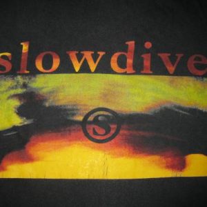 1991 SLOWDIVE JUST FOR A DAY VINTAGE T-SHIRT SHOEGAZE
