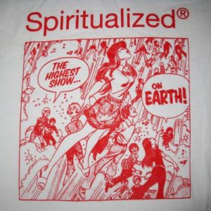 1997 SPIRITUALIZED THE HIGHEST SHOW VINTAGE T-SHIRT SHOEGAZE