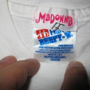 1993 MADONNA HERB RITTS VINTAGE T-SHIRT JAPAN