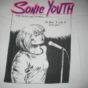 1990 SONIC YOUTH GOO VINTAGE T-SHIRT RAYMOND PETTIBON