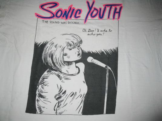 1990 SONIC YOUTH GOO VINTAGE T-SHIRT RAYMOND PETTIBON | Defunkd