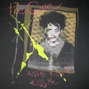 1987 THE CURE KISS ME KISS ME KISS ME TOUR VINTAGE T-SHIRT