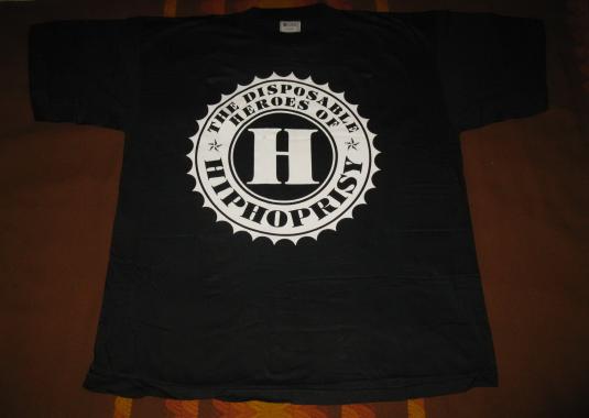 1992 THE DISPOSIBLE HEROES OF HIPHOPRISY VINTAGE T-SHIRT