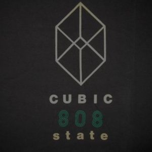 1991 808 STATE CUBIC VINTAGE T-SHIRT MADCHESTER