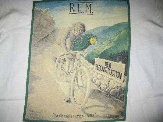 1985 R.E.M. RECONSTRUCTION TOUR VINTAGE T-SHIRT REM | Defunkd