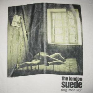 1995 THE LONDON SUEDE DOG MAN STAR VINTAGE T-SHIRT