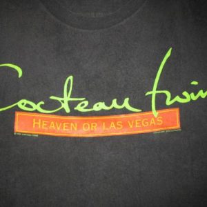 1990 COCTEAU TWINS HEAVEN OR LAS VEGAS VTG TEE SHOEGAZE 4AD