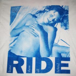 1992 RIDE GOING BLANK AGAIN UK TOUR VINTAGE T-SHIRT SHOEGAZE