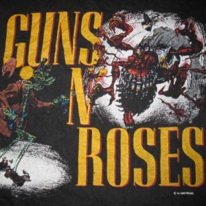 1988 GUNS N' ROSES JAPAN TOUR VINTAGE T-SHIRT GN'R