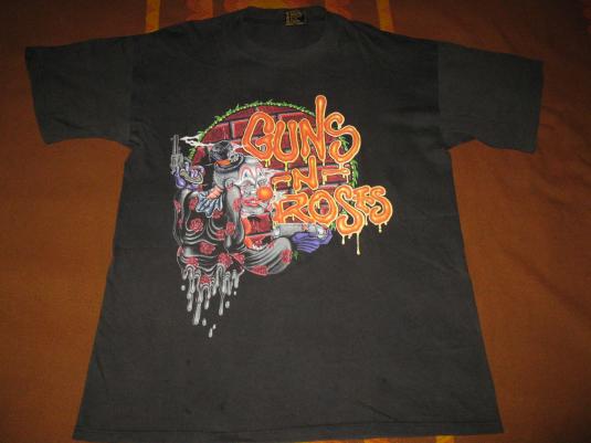 希少◎ GUNS N' ROSES 1993 CLOWN Tシャツ ピエロ L 希少◎ GUNS N' ROSES 1993 CLOWN Tシャツ ピエロ L