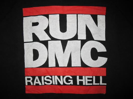 1986 RUN DMC RAISING HELL VINTAGE SWEATSHIRT HIP HOP