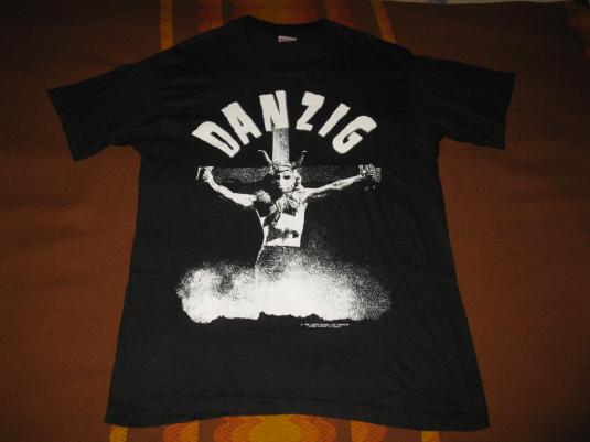 90’s DANZIG Uncensored ユーロ　XL ブラック Tシャツ Danzig – Uncensored (1990) – Fullmoon Shop