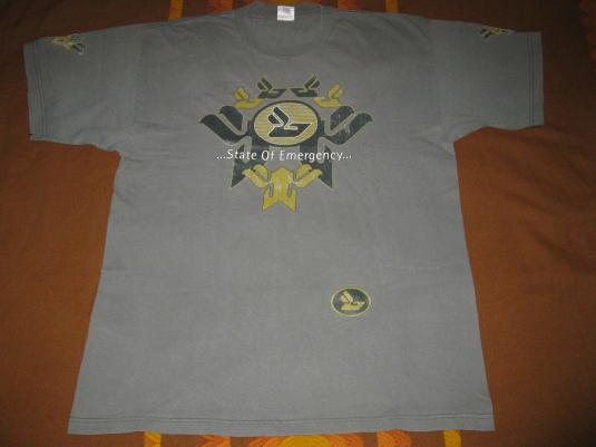 1997 BJORK JOGA STATE OF EMERGENCY VINTAGE T-SHIRT